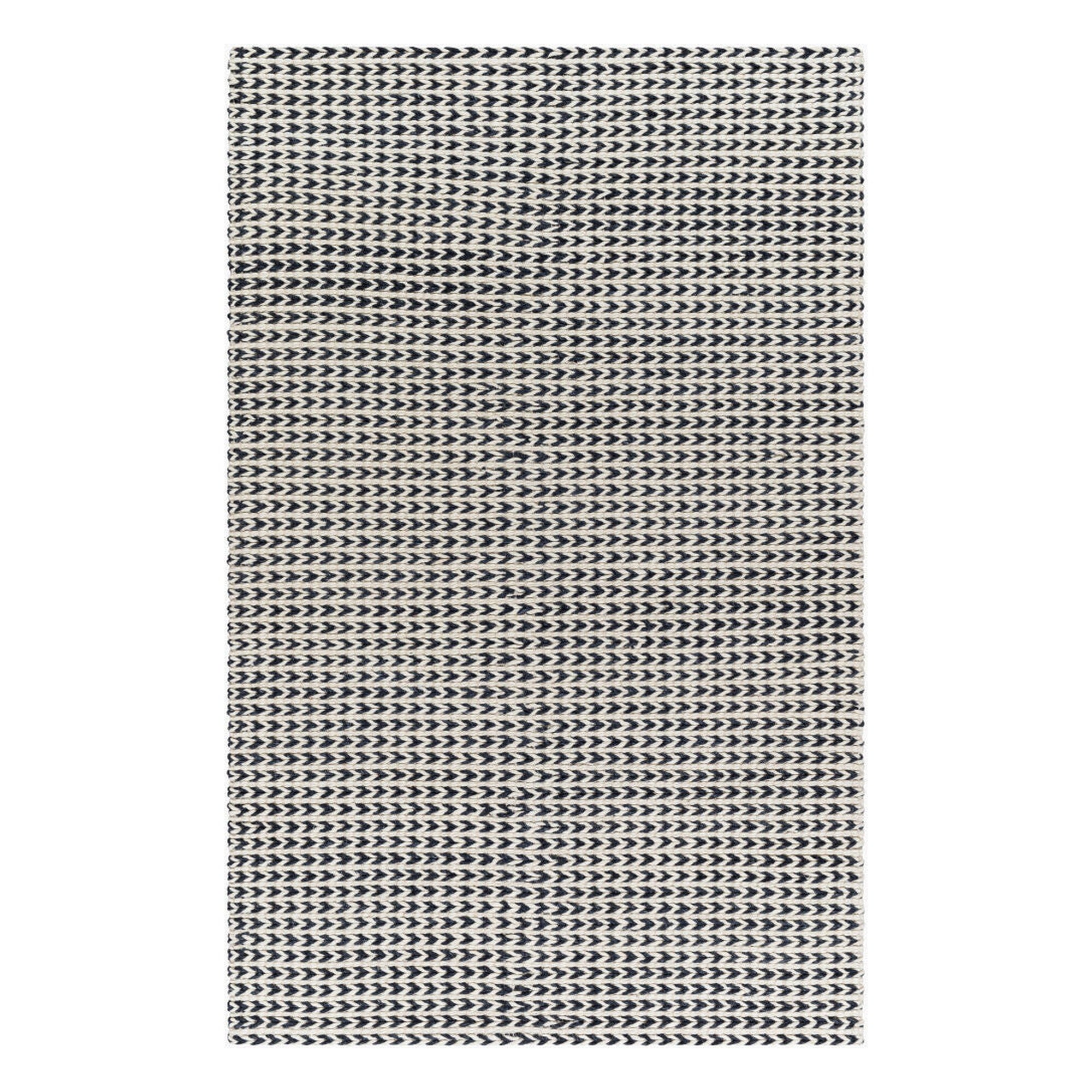 Sundance Black/Ivory Handmade Rug - 10' x 14'