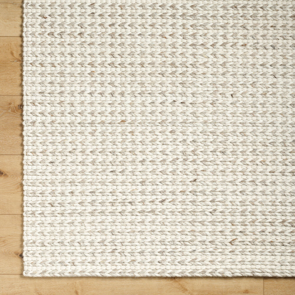 Sundance Beige/Ivory Handmade Rug - overhead