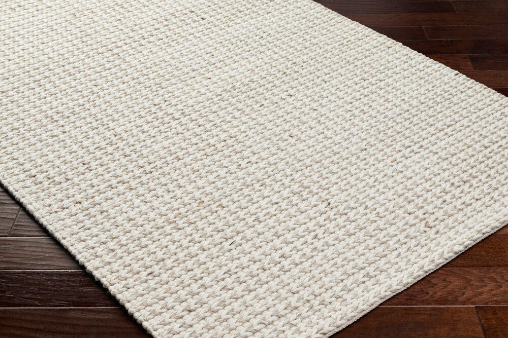Sundance Beige/Ivory Handmade Rug - corner