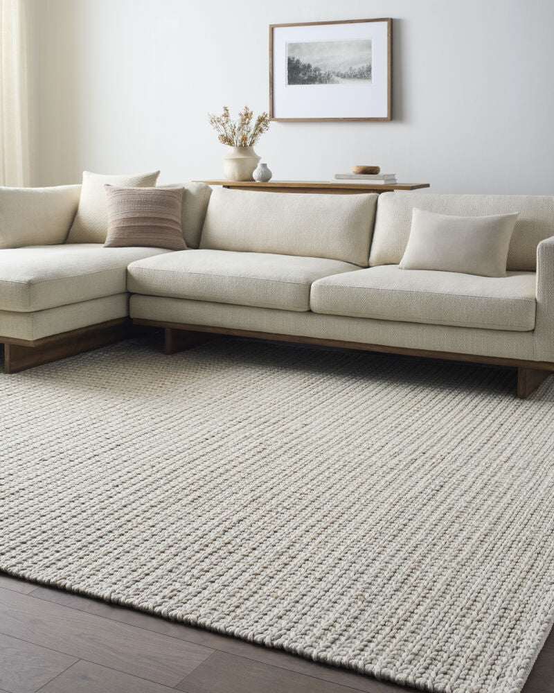 Sundance Beige/Ivory Handmade Rug - roomscene
