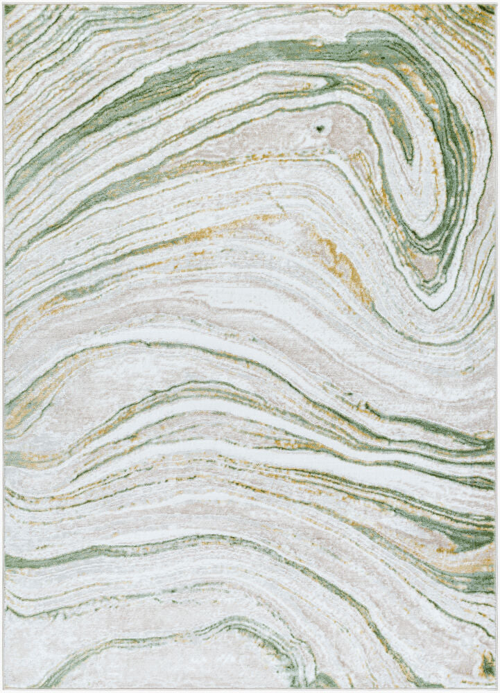 San Francisco Ivory/Taupe Machine Woven Rug SFO-2307 - 5'3" x 7'