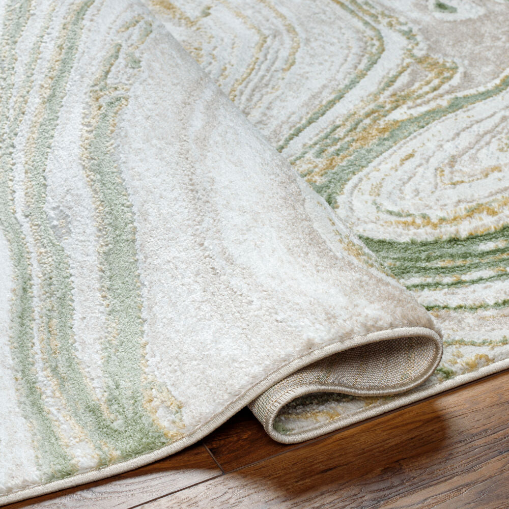 San Francisco Ivory/Taupe Machine Woven Rug SFO-2307 - fold