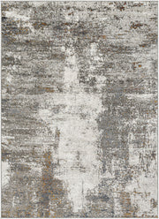 San Francisco Black/Tan Machine Woven Rug - 5'3" x 7'