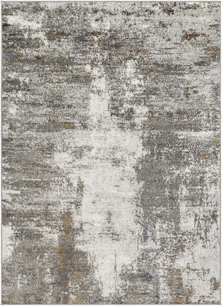 San Francisco Black/Tan Machine Woven Rug - 5'3" x 7'