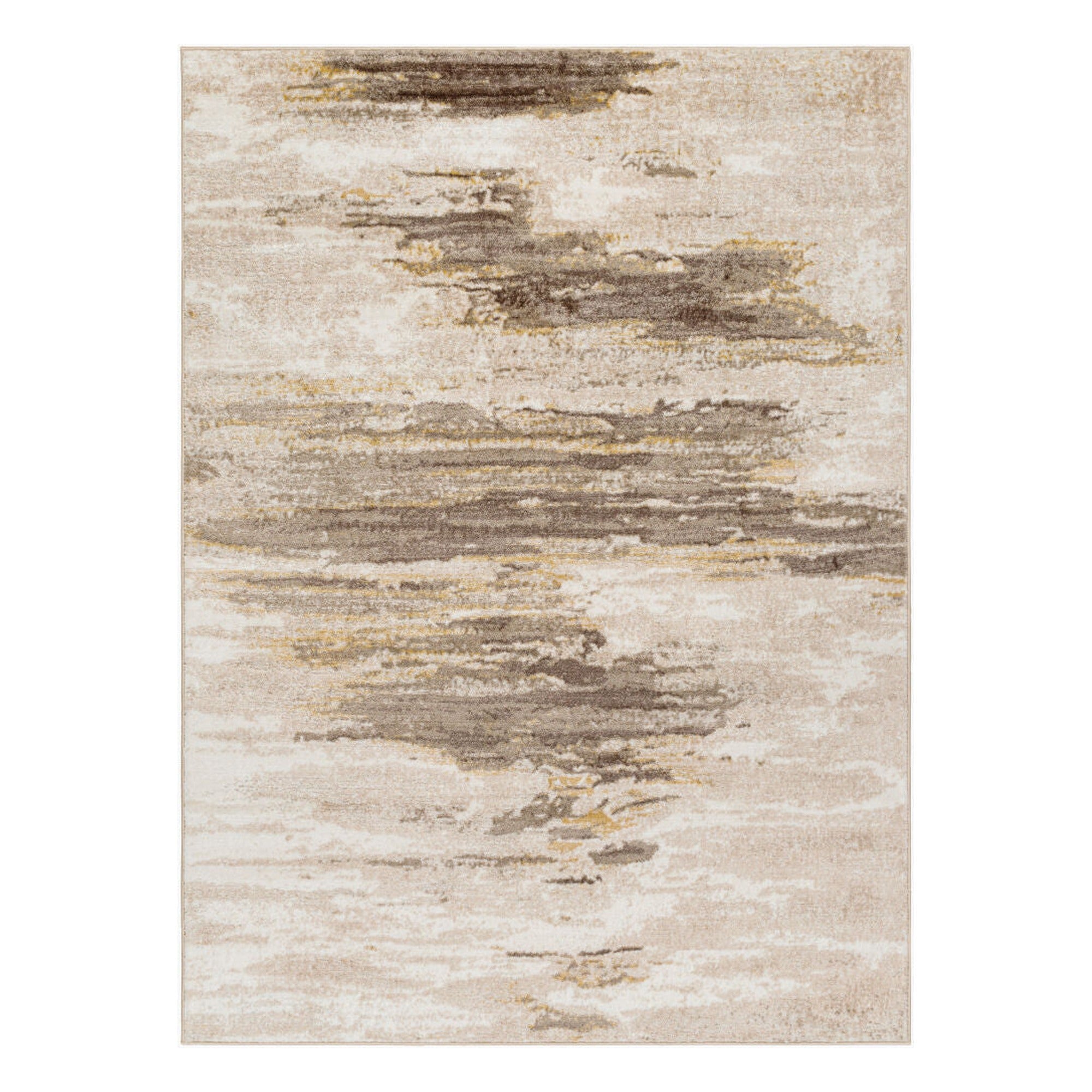 San Francisco Ivory/Taupe Machine Woven Rug SFO-2313 - 5'3" x 7'
