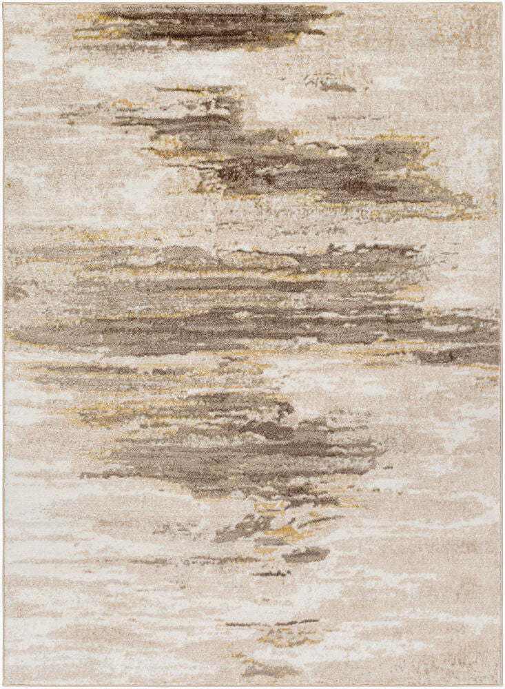 San Francisco Ivory/Taupe Machine Woven Rug SFO-2313 - 5'3" x 7'