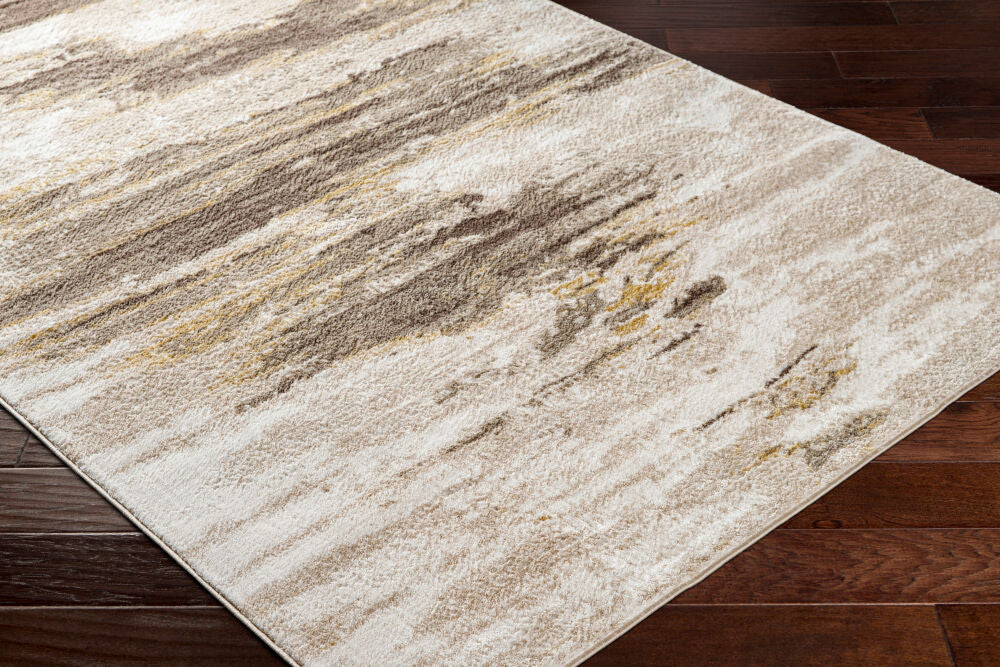 San Francisco Ivory/Taupe Machine Woven Rug SFO-2313 - corner