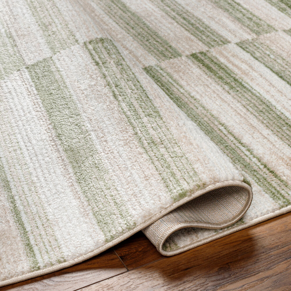 San Francisco Ivory/Taupe Machine Woven Rug SFO-2320 - fold