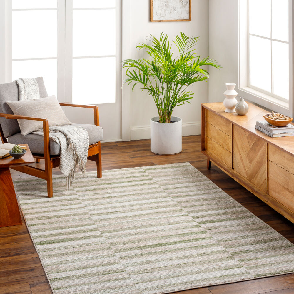 San Francisco Ivory/Taupe Machine Woven Rug SFO-2320 - roomscene
