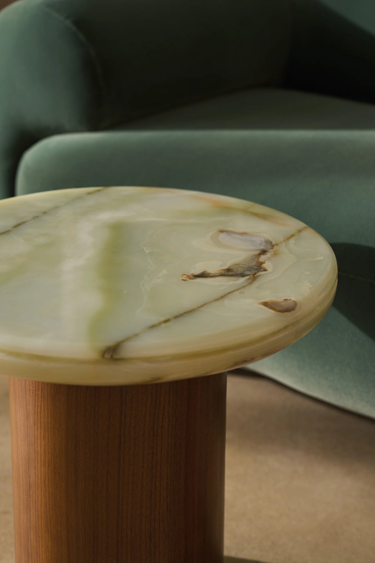 Cape Verde Accent Table Retro Walnut End Table 20" by Caracole - view 3