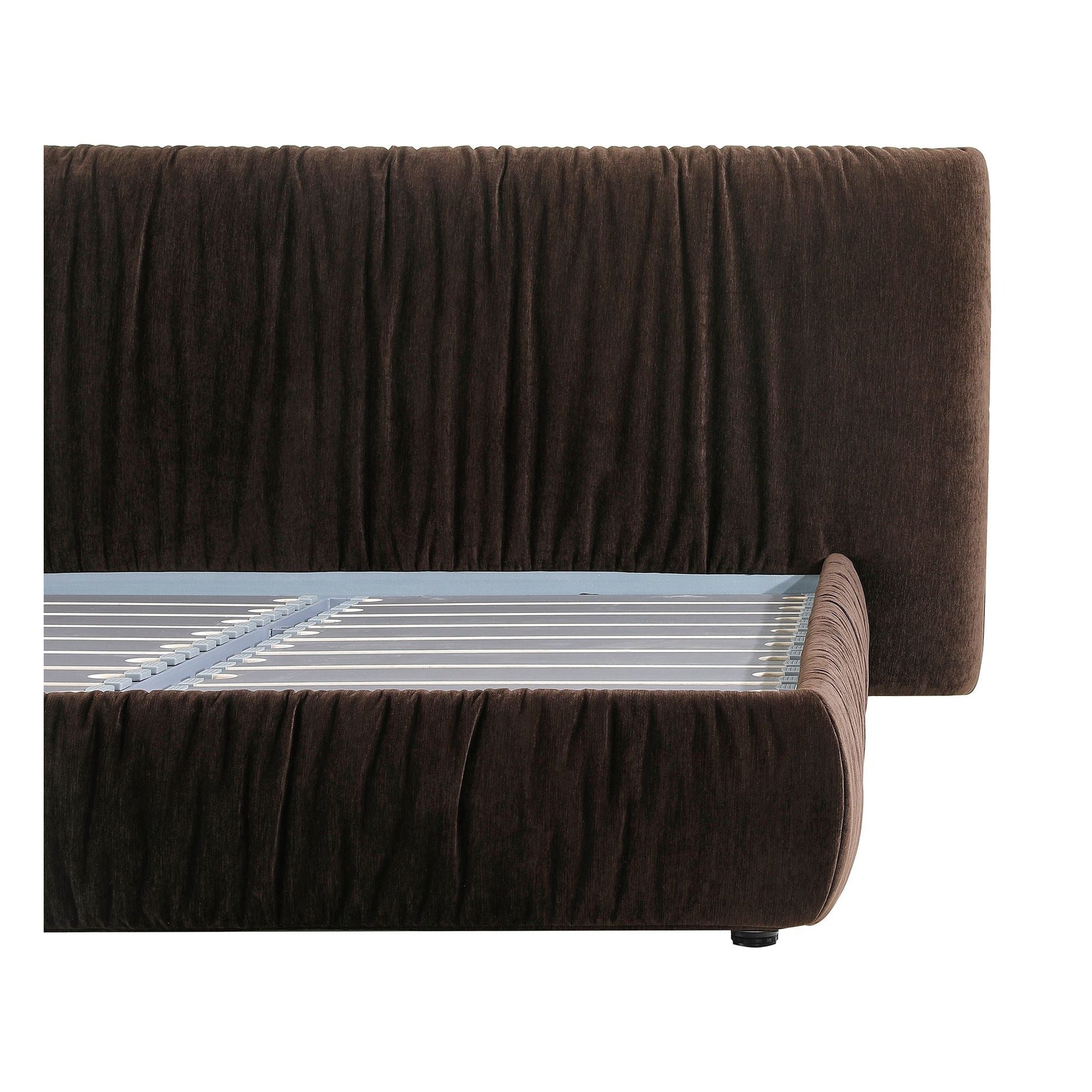 SHAR PEI Upholstered Storage Bed in Coffee Bean by Mobital - image 3
