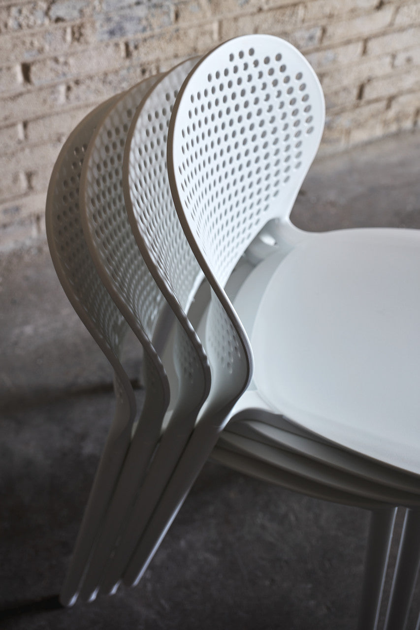 Metro - Bailey Side Chair - Set of 4 - White Seat