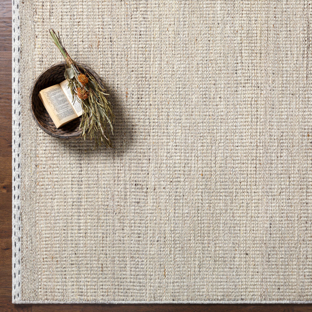 Sadie Brown/Tan Handmade Rug - styleshot