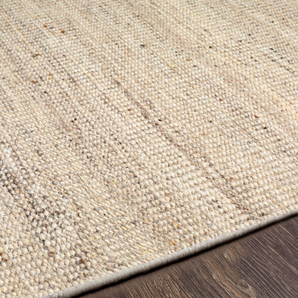 Sadie Brown/Tan Handmade Rug - texture