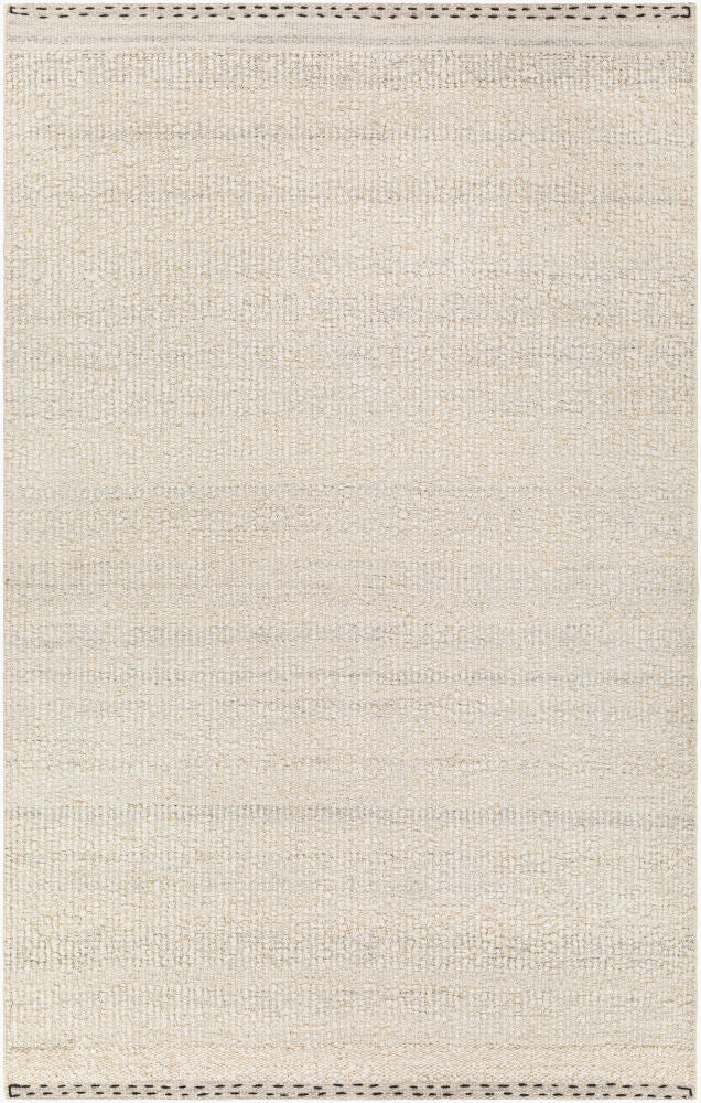 Sadie Charcoal/Light Beige Handmade Rug - 10' x 14'