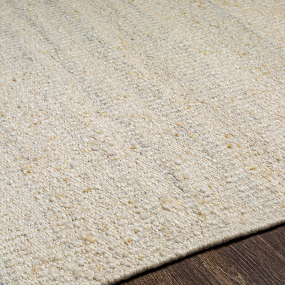 Sadie Charcoal/Light Beige Handmade Rug - texture