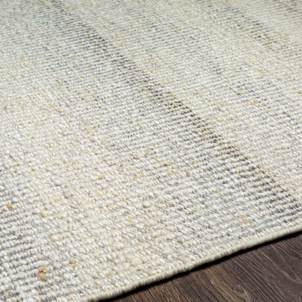 Sadie Cream/Tan Handmade Rug - texture