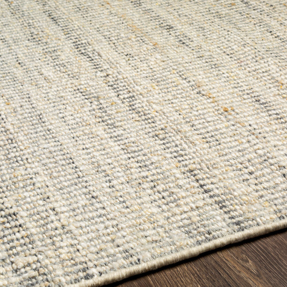 Sadie Charcoal/Medium Gray Handmade Rug SID-2303 - texture