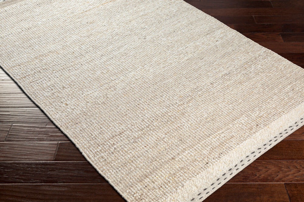 Sadie Charcoal/Medium Gray Handmade Rug SID-2304 - corner