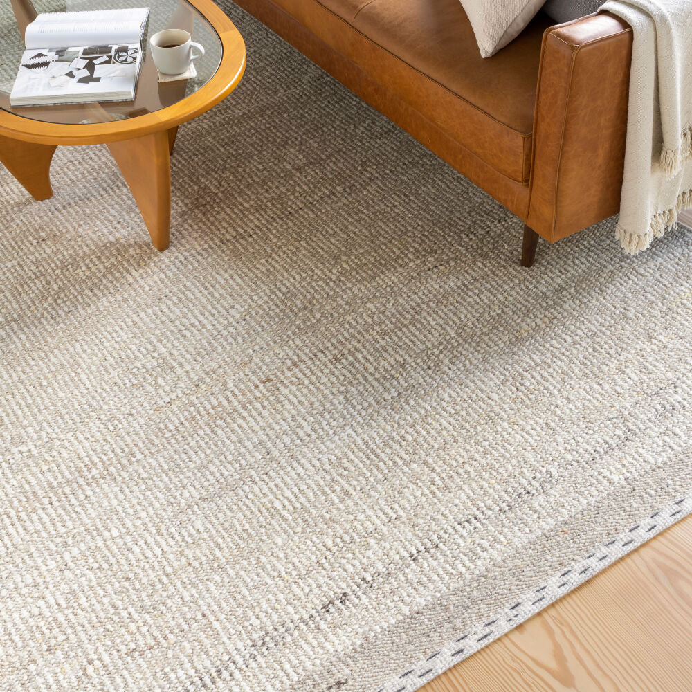 Sadie Charcoal/Medium Gray Handmade Rug SID-2304 - roomscene