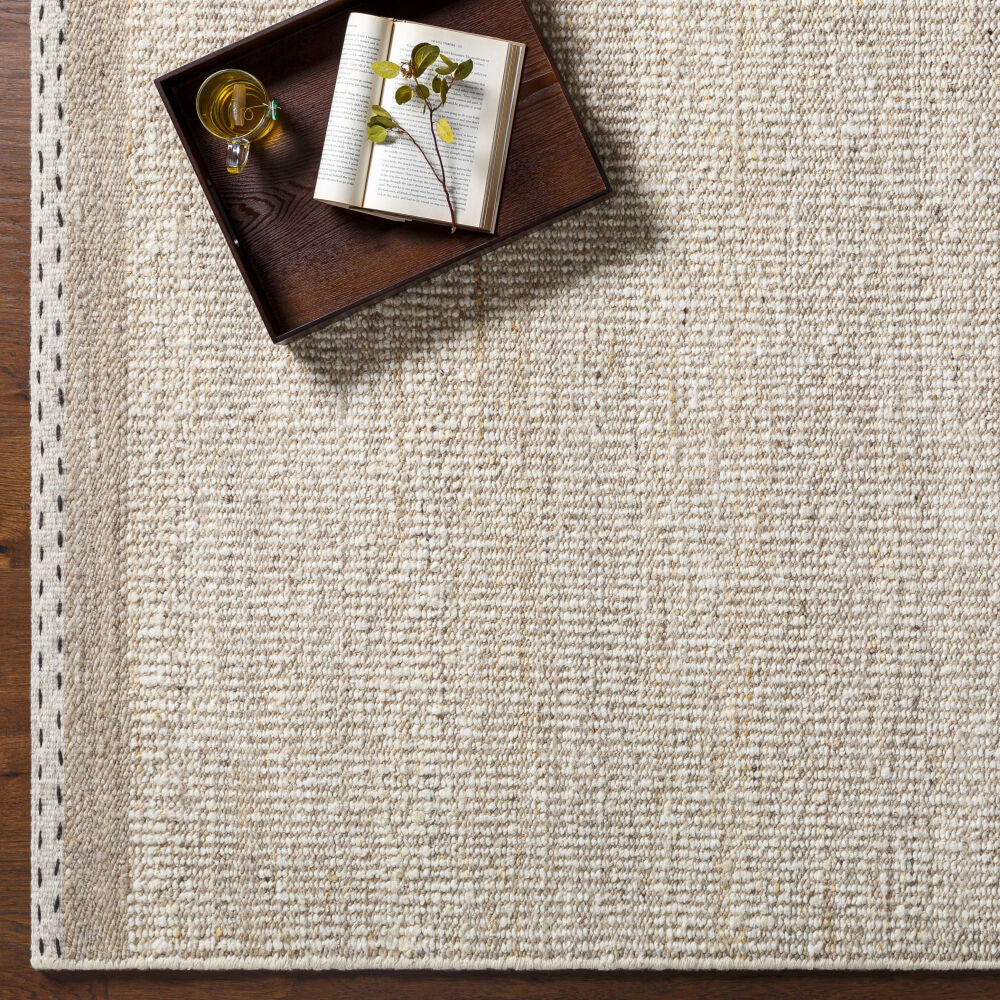 Sadie Charcoal/Medium Gray Handmade Rug SID-2304 - styleshot