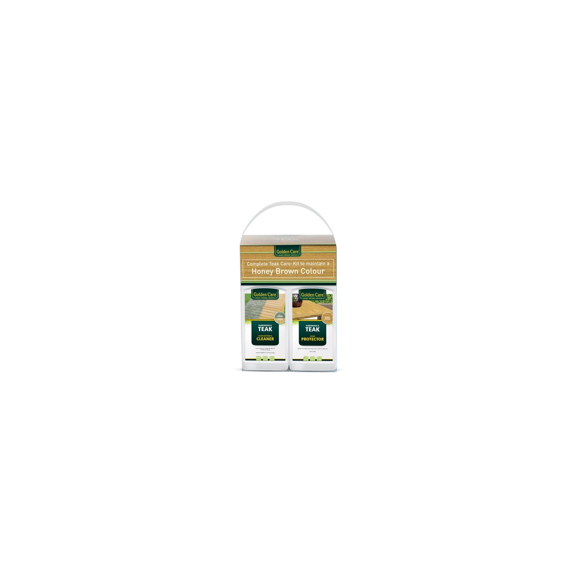 Golden Care Complete Teak Care Kit (2 Liter) by Sika Design