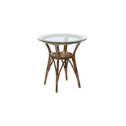 Tony Side Table with 23.5" Glass Top by Sika Design
