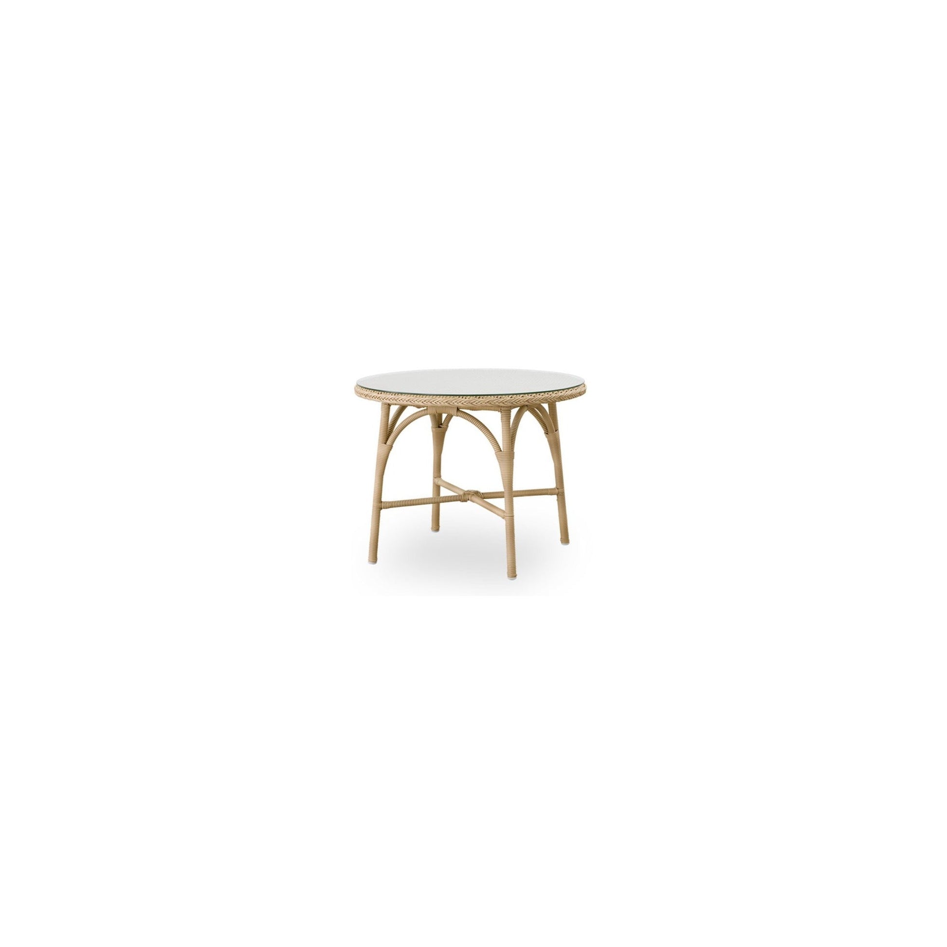 Victoria 31.5" Round Cafe Table w/Glass Top by Sika Design