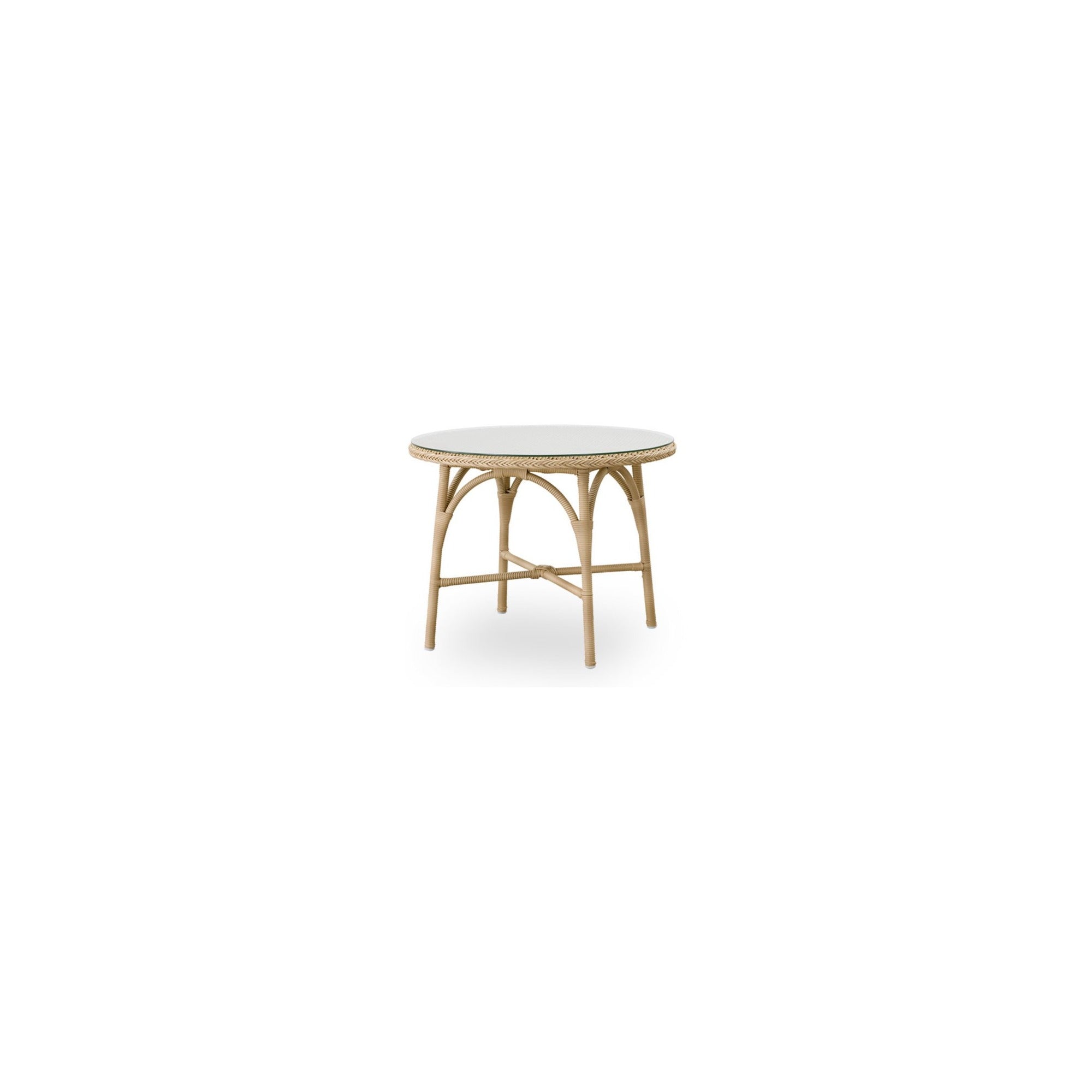 Victoria 31.5" Round Cafe Table w/Glass Top by Sika Design