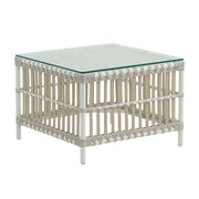 Caroline Side Table Exterior w/Glass Top by Sika Design