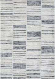 Siyah Gray/White Machine Woven Rug SIY-2311 - 5'3" x 7'
