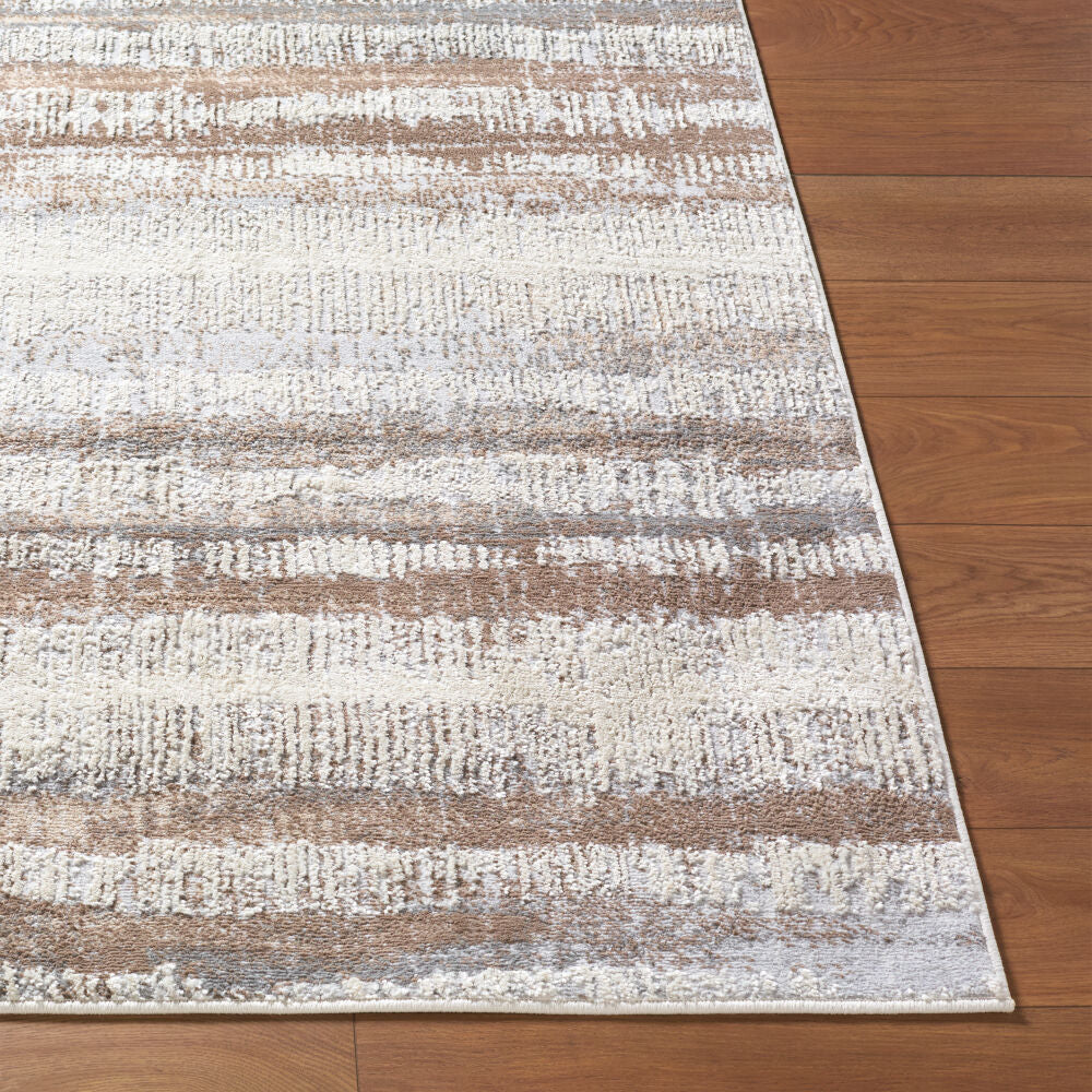 Siyah Gray/White Machine Woven Rug SIY-2314 - front