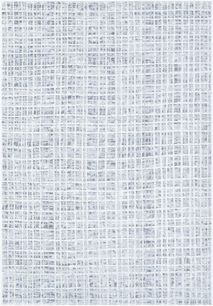 Siyah Gray/White Machine Woven Rug SIY-2315 - 5'3" x 7'