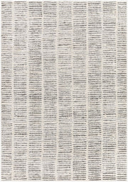 Siyah Gray/White Machine Woven Rug SIY-2316 - 5'3" x 7'