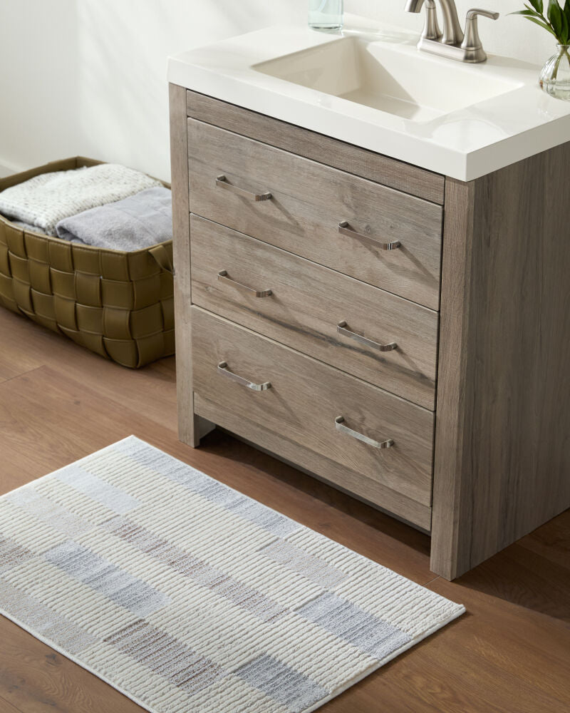Siyah Gray/White Machine Woven Rug SIY-2318 - styleshot