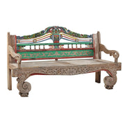 Antique Madura Bench 93"
