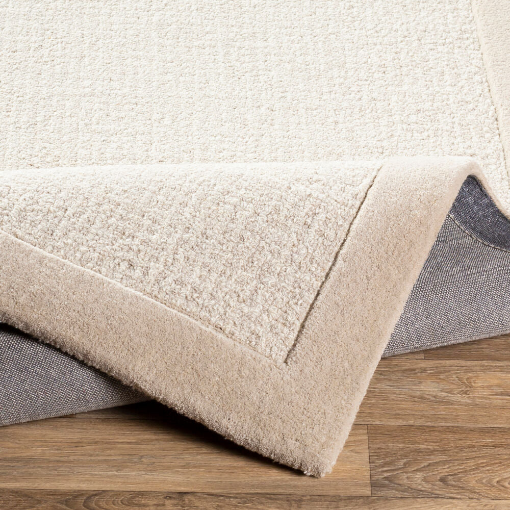 Siena Cream/Light Gray Handmade Rug SNA-2301 - fold