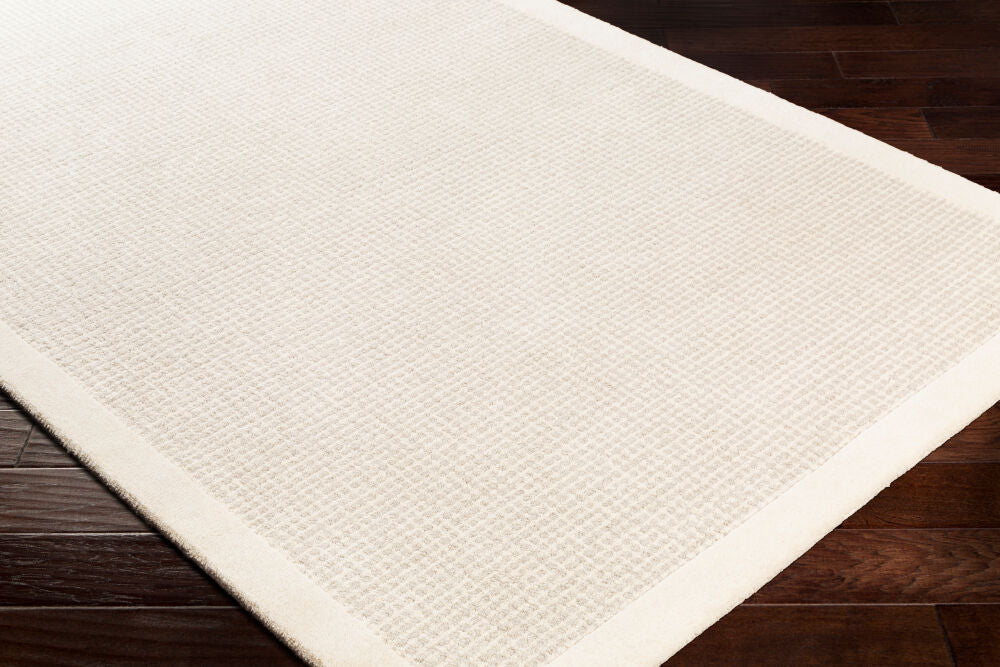 Siena Cream/Light Gray Handmade Rug SNA-2305 - corner