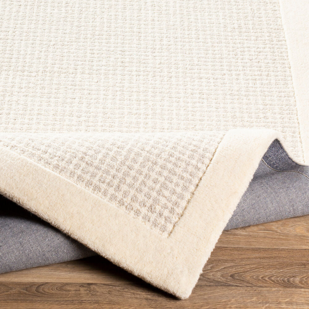 Siena Cream/Light Gray Handmade Rug SNA-2305 - fold