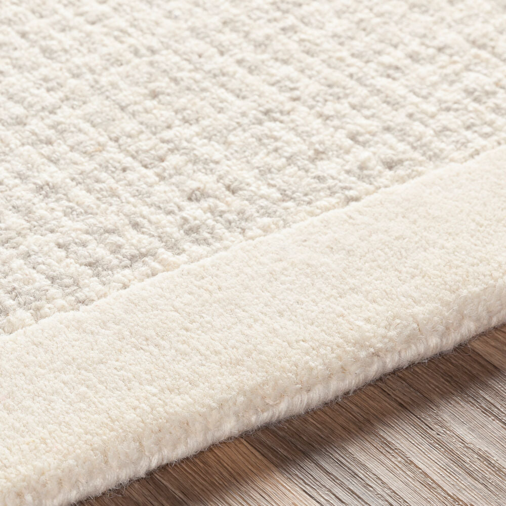 Siena Cream/Light Gray Handmade Rug SNA-2305 - texture
