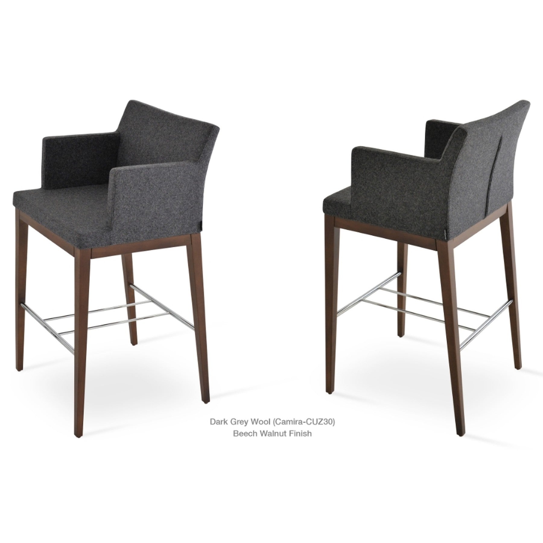 SOHO ARM WOOD STOOL | SohoConcept tight square image