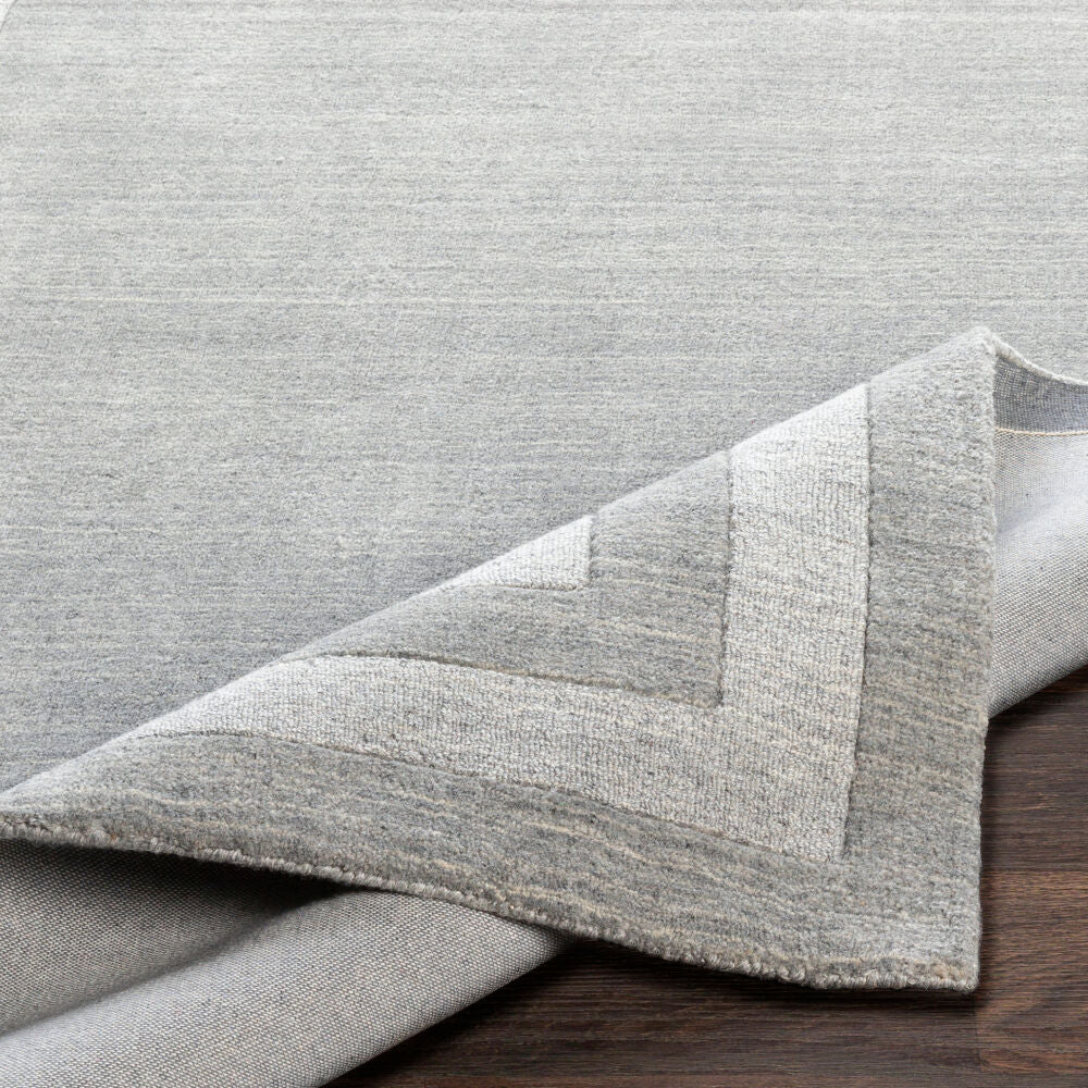 Sorrento Gray Handmade Rug - fold
