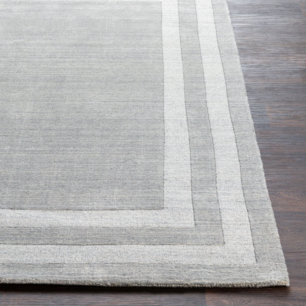 Sorrento Gray Handmade Rug - front