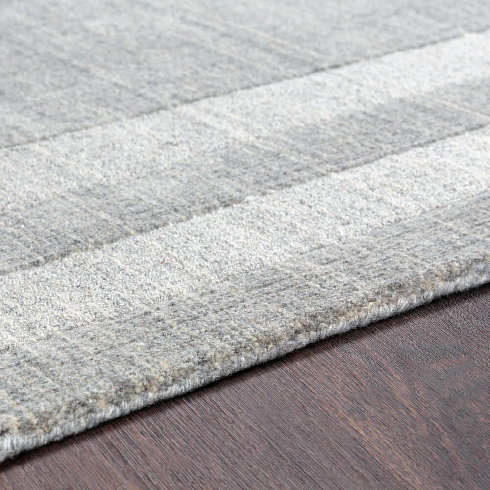 Sorrento Gray Handmade Rug - texture