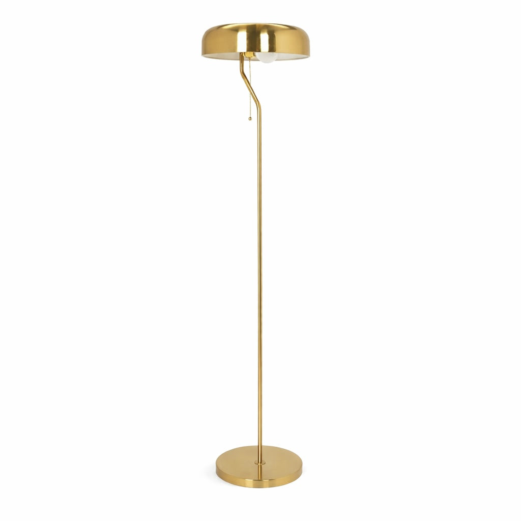 Spectra Floor Lamp | Gold Outer and White Inner