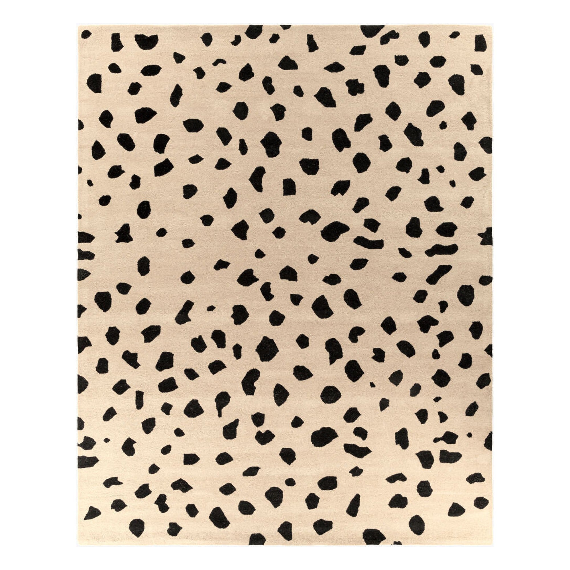 Stella Beige/Black Handmade Rug - 10' x 14'
