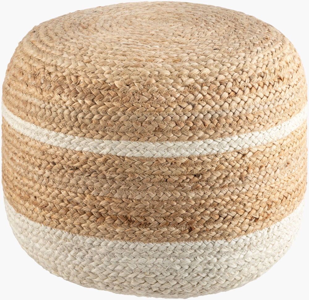 Saratov Pouf - 14"H x 18"W x 18"D