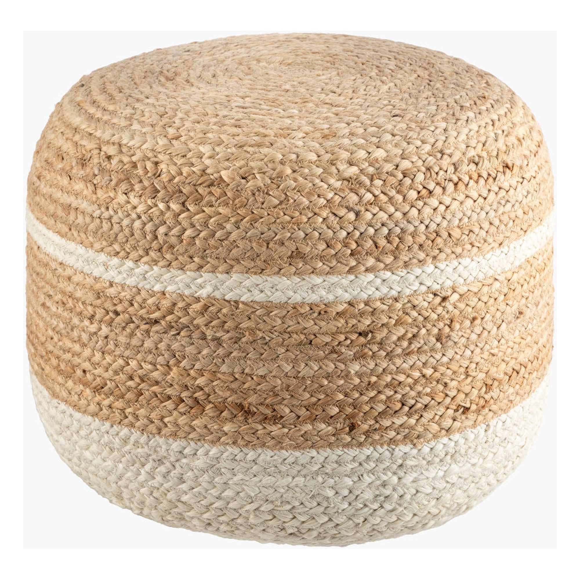 Saratov Pouf - 14"H x 18"W x 18"D
