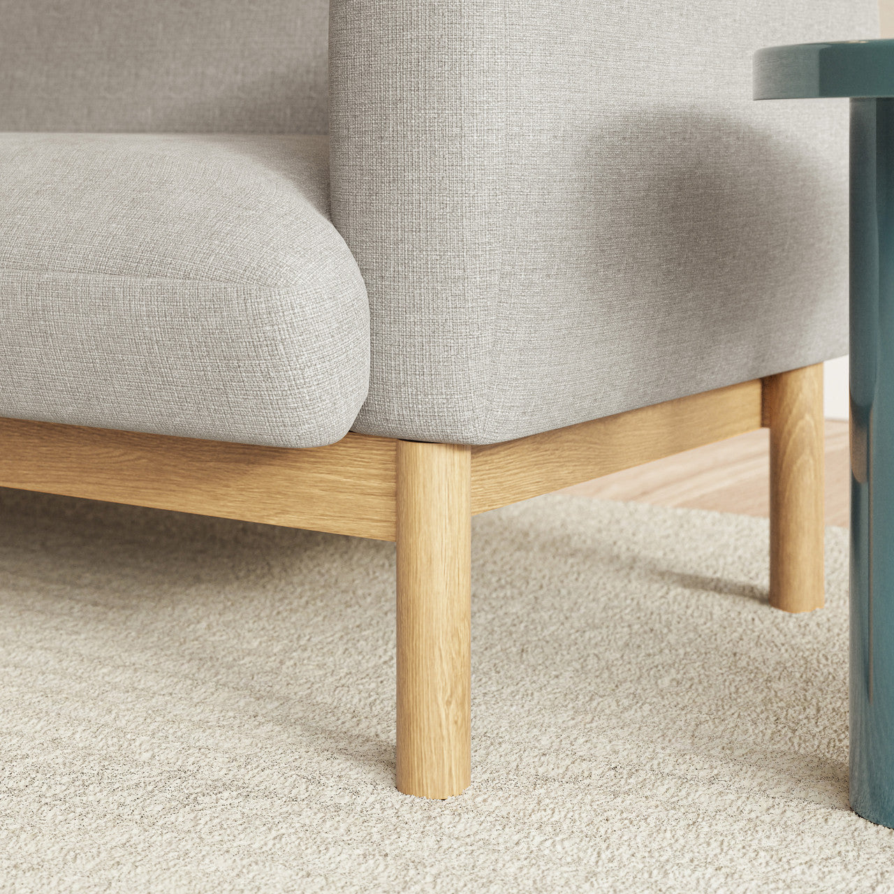 Metro - Tulum 3 Seater Sofa - Light Gray