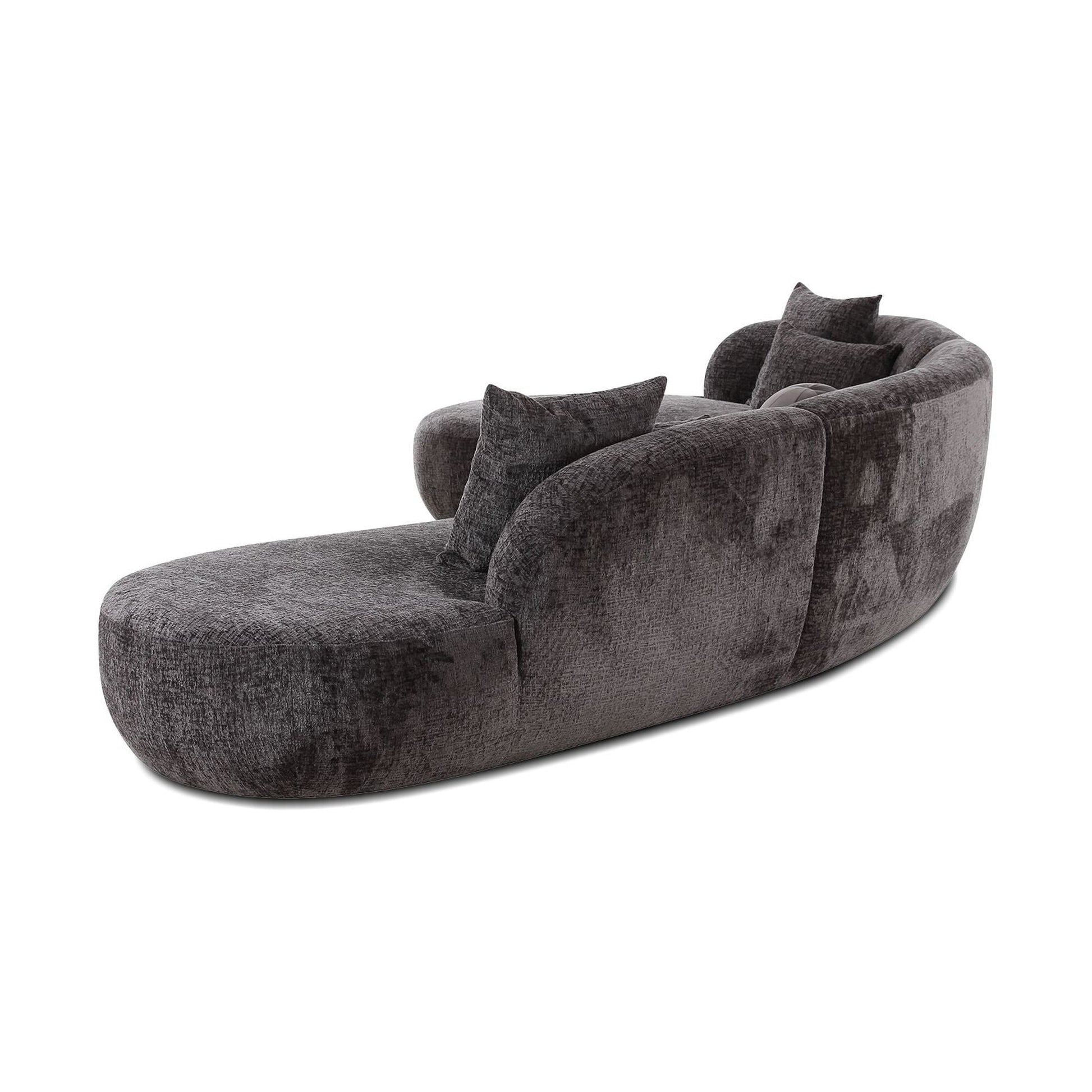 Swoop Sectional Chaise Facing Left 3-Piece by Mobital - image 3